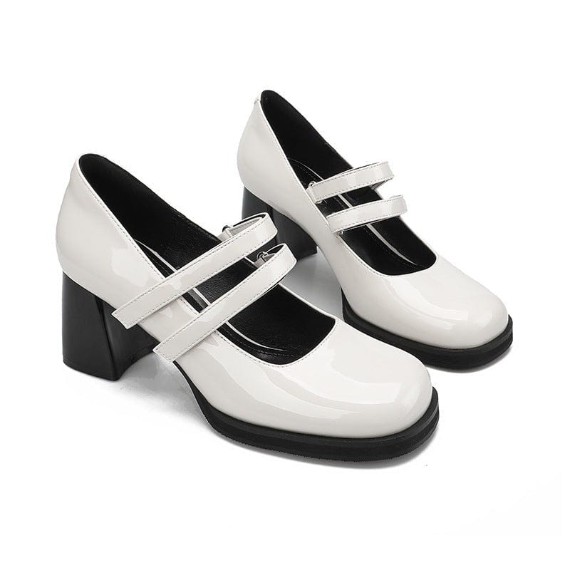 Retro Shallow Mouth Mary Janes Newgew