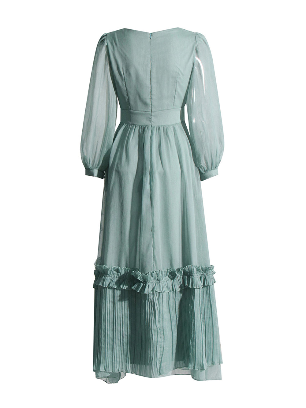 Ruffled Silk Stardust Maxi Dress Newgew Dresses