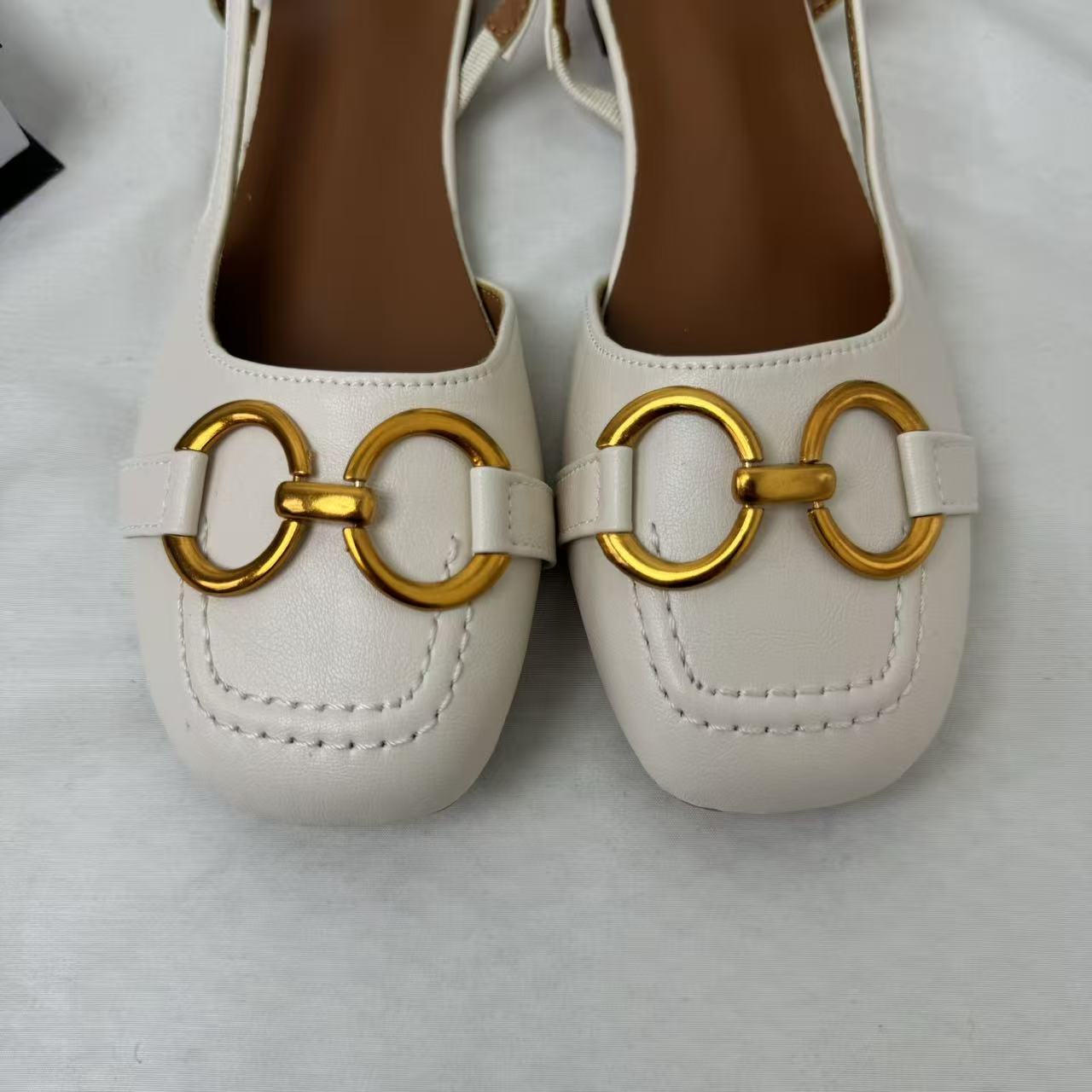 Metal Horse Bit Buckle Platform Heels PinTow