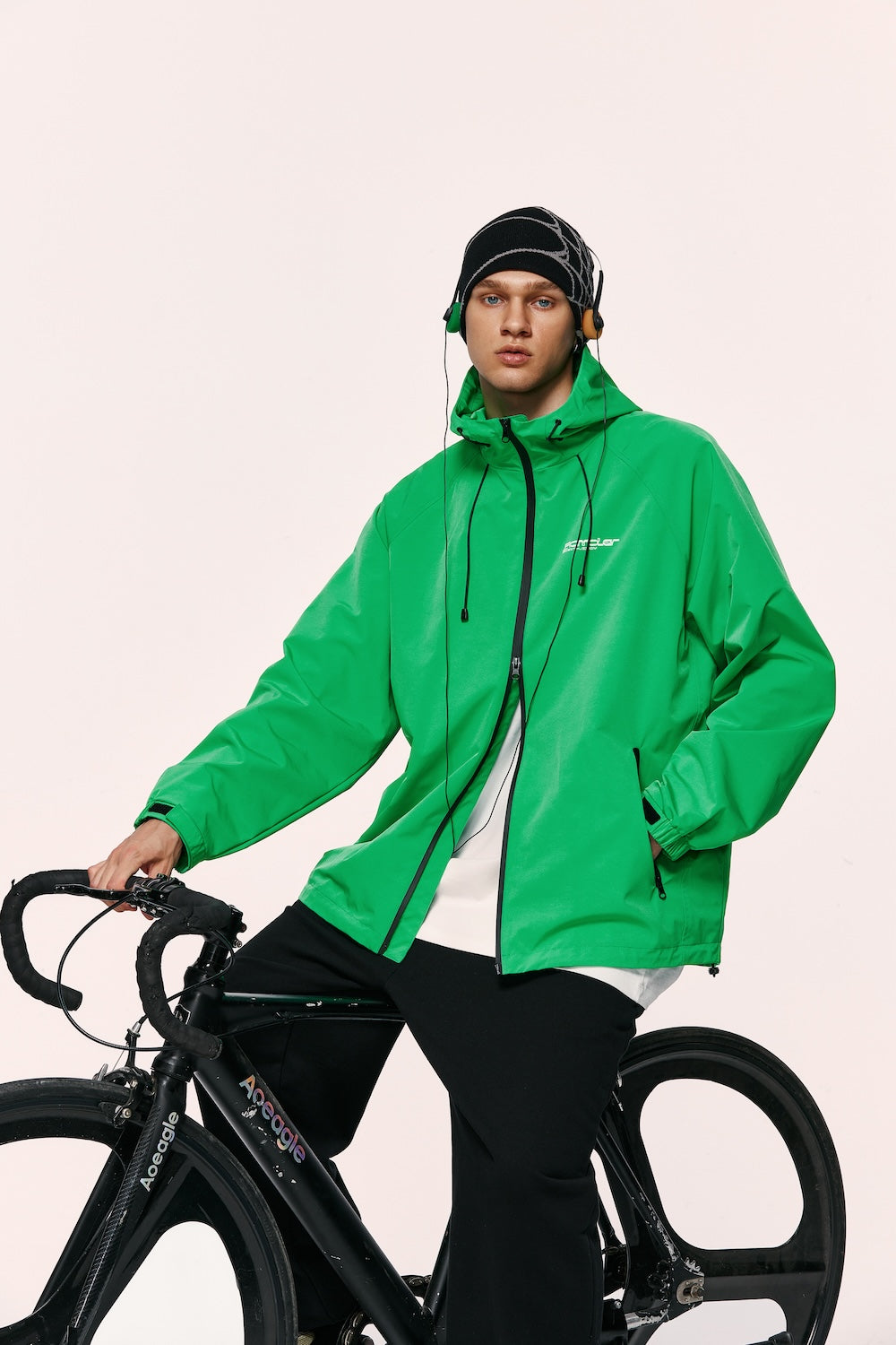 Zip Up Water Repellent Hooded Jacket Newgew