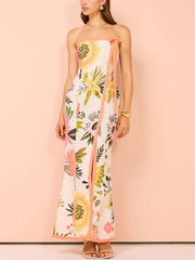 Summer Split Wrap Printed Dresses Newgew Dresses