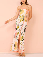 Summer Split Wrap Printed Dresses Newgew Dresses