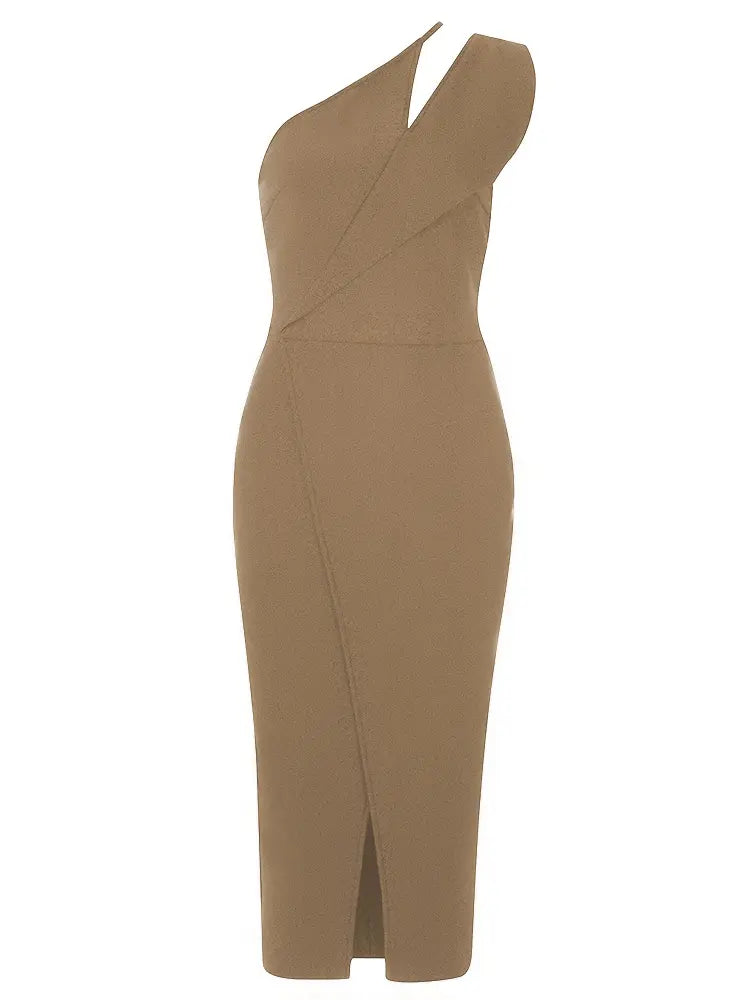 Asymmetrical Bandage Evening Dress Newgew Dresses