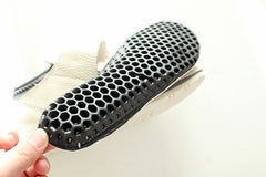 Women Handmade Retro Leather Flat Casual Shoes Newgew Shoes