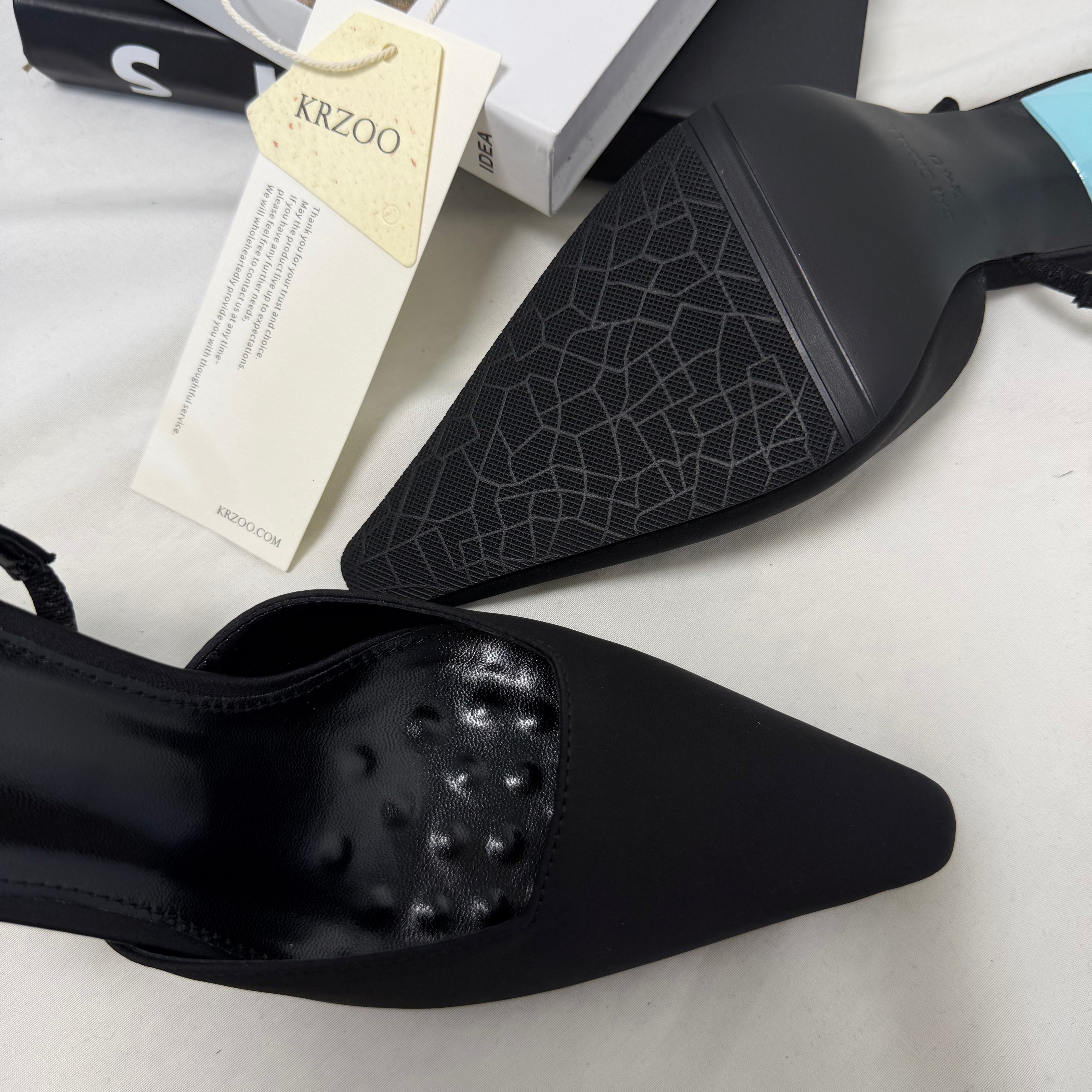 Round-Toe Low-Cut One-Strap High-Heeled Shoes PinTow