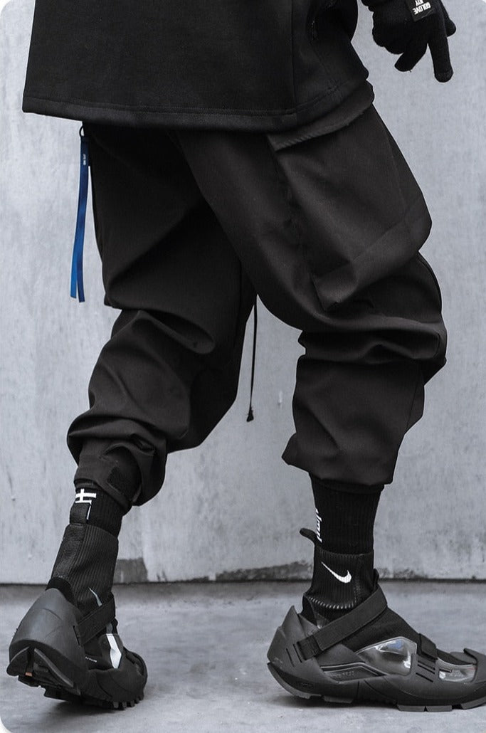 Extended Belt Strap Cargo Pants Newgew