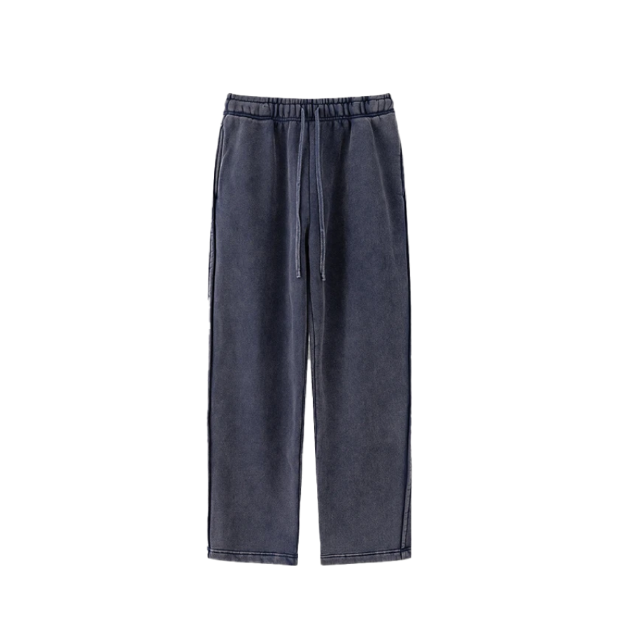 Essential Acid Wash Straight Leg Joggers Newgew