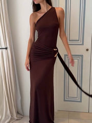 Off-shoulder Backless Maxi Dress Newgew Dresses