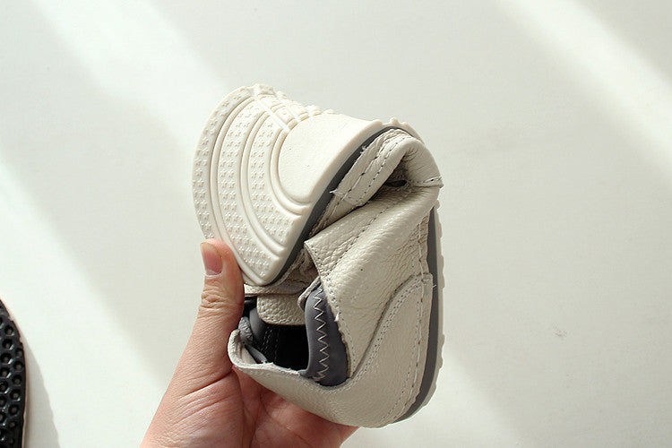 Women Handmade Retro Leather Flat Casual Shoes Newgew Shoes