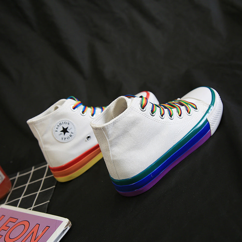 Women's Summer Flat Versatile Korean Style Canvas Shoes Newgew