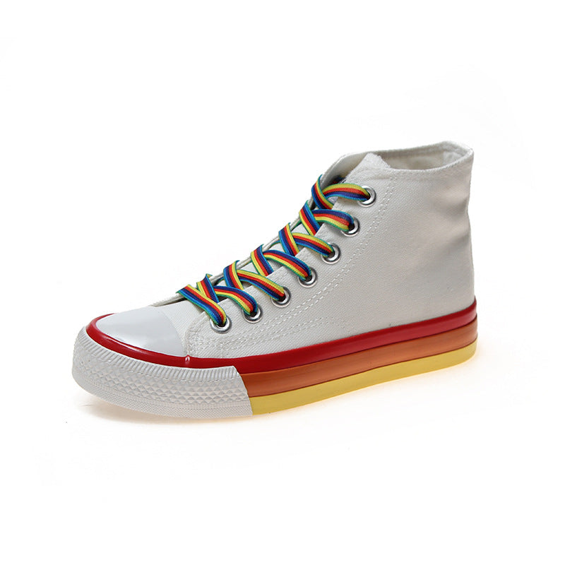 Women's Summer Flat Versatile Korean Style Canvas Shoes Newgew