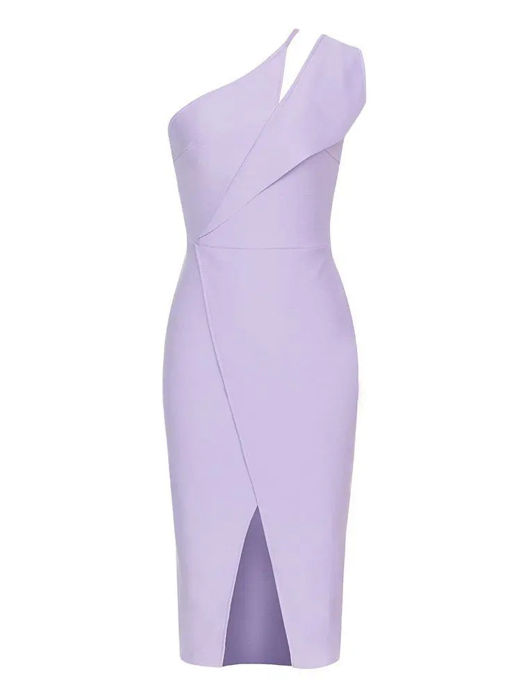 Asymmetrical Bandage Evening Dress Newgew Dresses