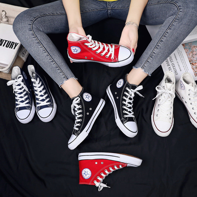 Women's Spring For Lovers Classic Summer Breathable Canvas Shoes Newgew