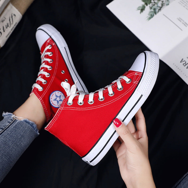 Women's Spring For Lovers Classic Summer Breathable Canvas Shoes Newgew