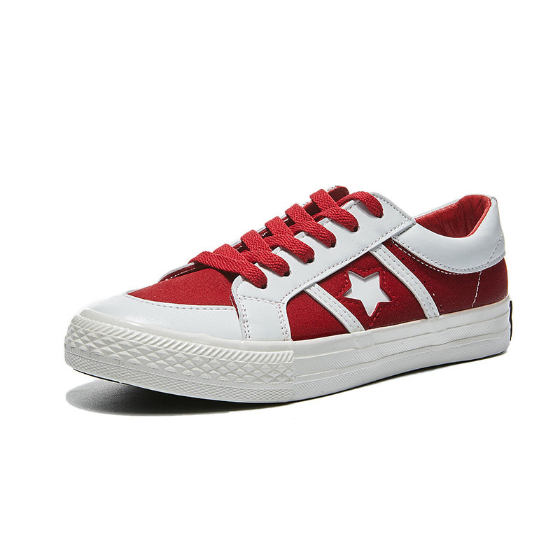 Women's & Men's Summer Bright Oil Retro Classic Vulcanized Canvas Shoes Newgew