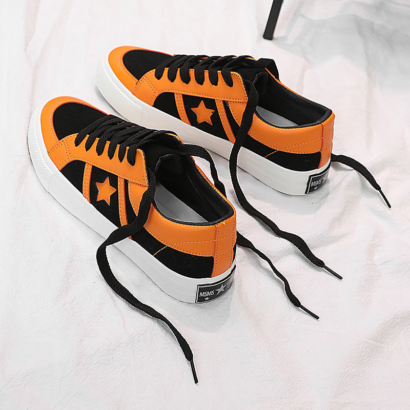 Women's & Men's Summer Bright Oil Retro Classic Vulcanized Canvas Shoes Newgew