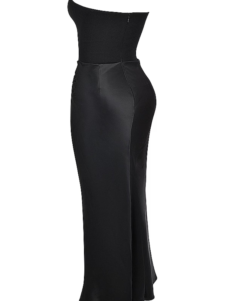 black strapless co chromosome dress Newgew Dresses
