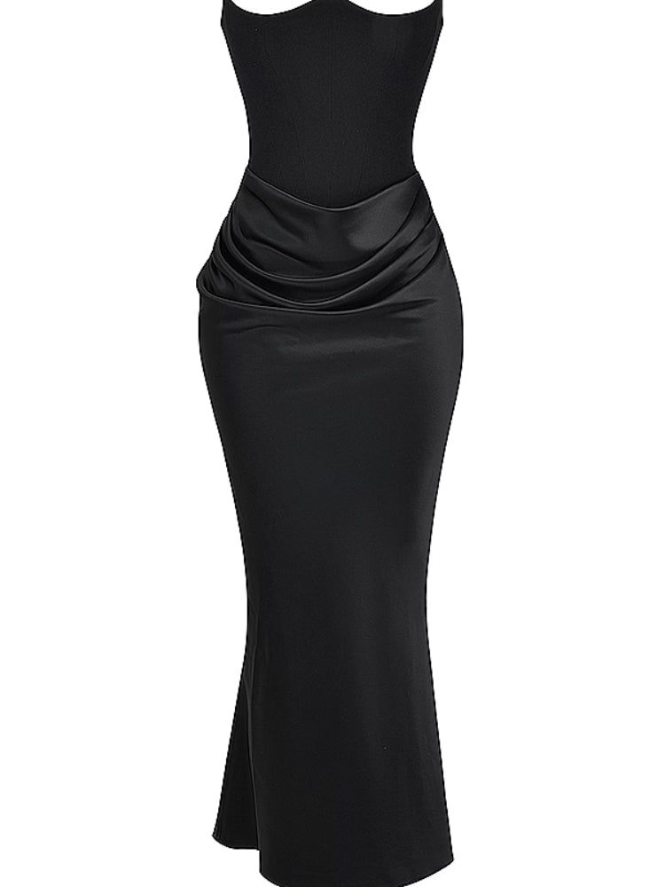 black strapless co chromosome dress Newgew Dresses
