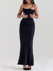 black strapless co chromosome dress Newgew Dresses