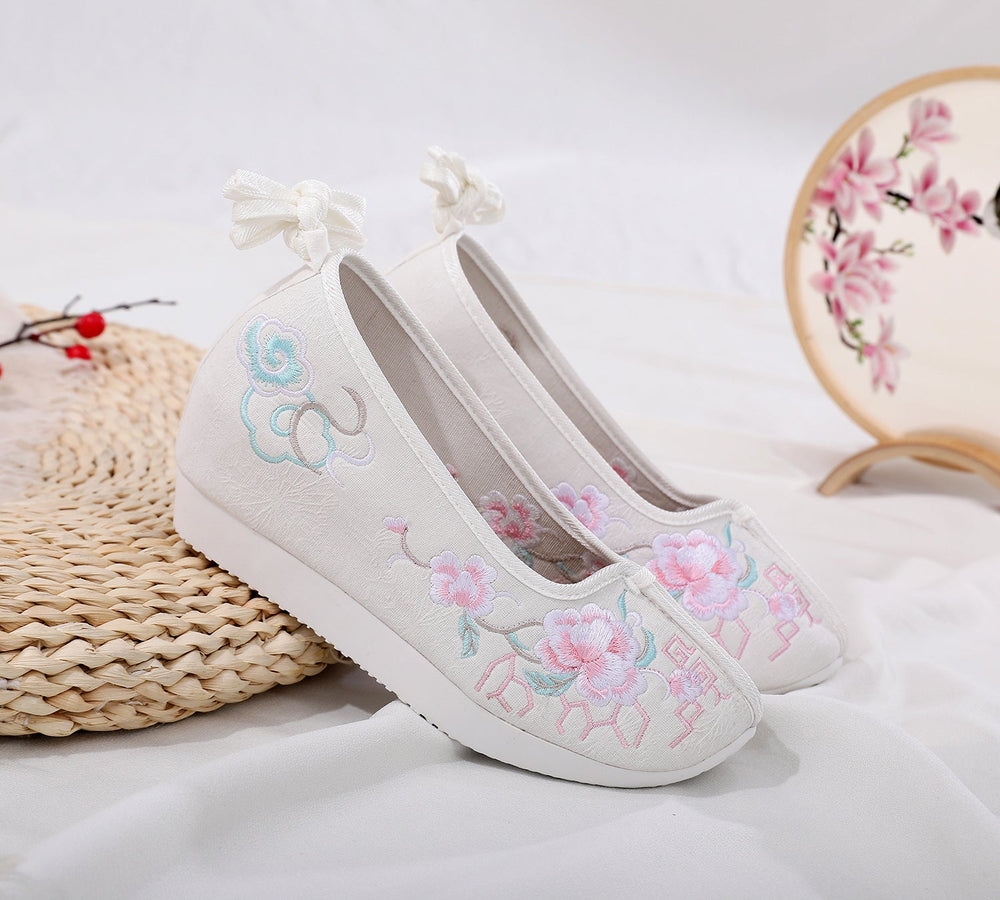 For Han Chinese Clothing Round Head Female Canvas Shoes Newgew