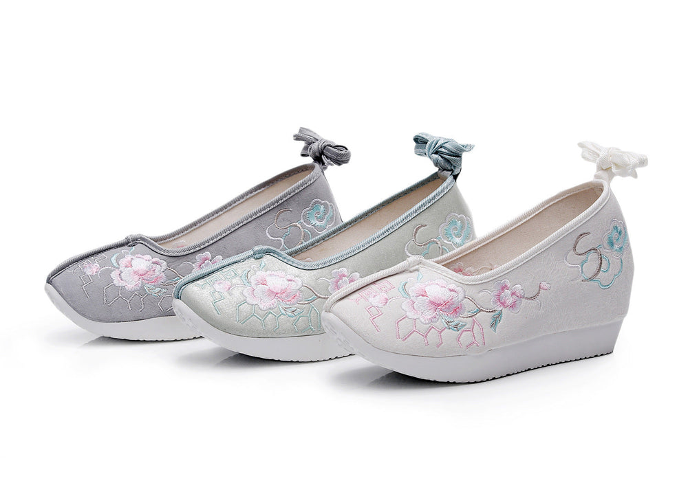 For Han Chinese Clothing Round Head Female Canvas Shoes Newgew