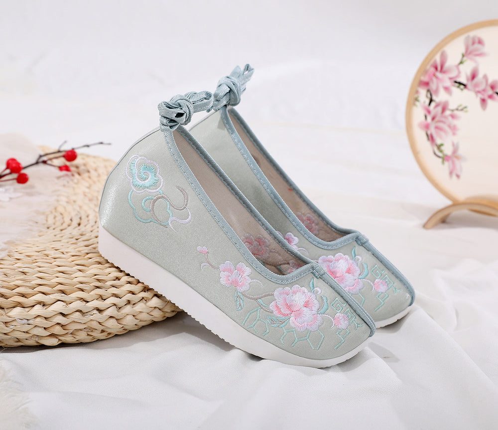 For Han Chinese Clothing Round Head Female Canvas Shoes Newgew