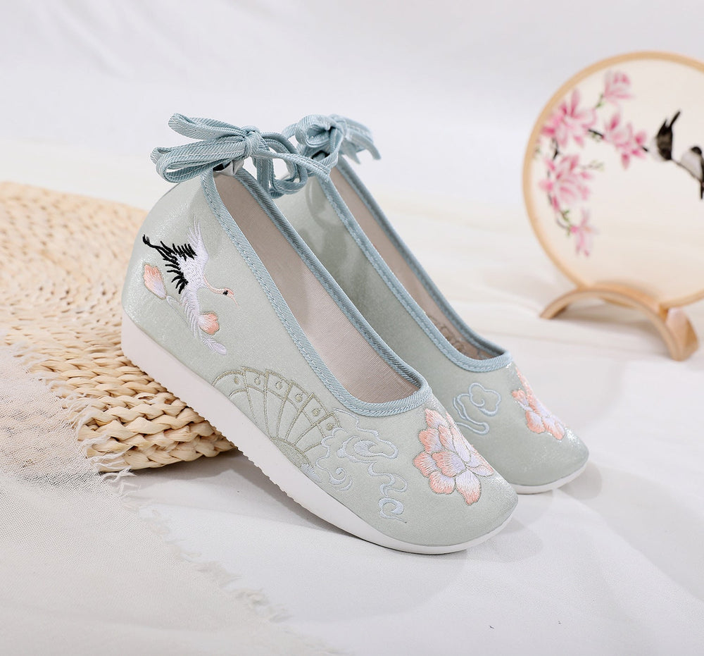 For Han Chinese Clothing Round Head Female Canvas Shoes Newgew