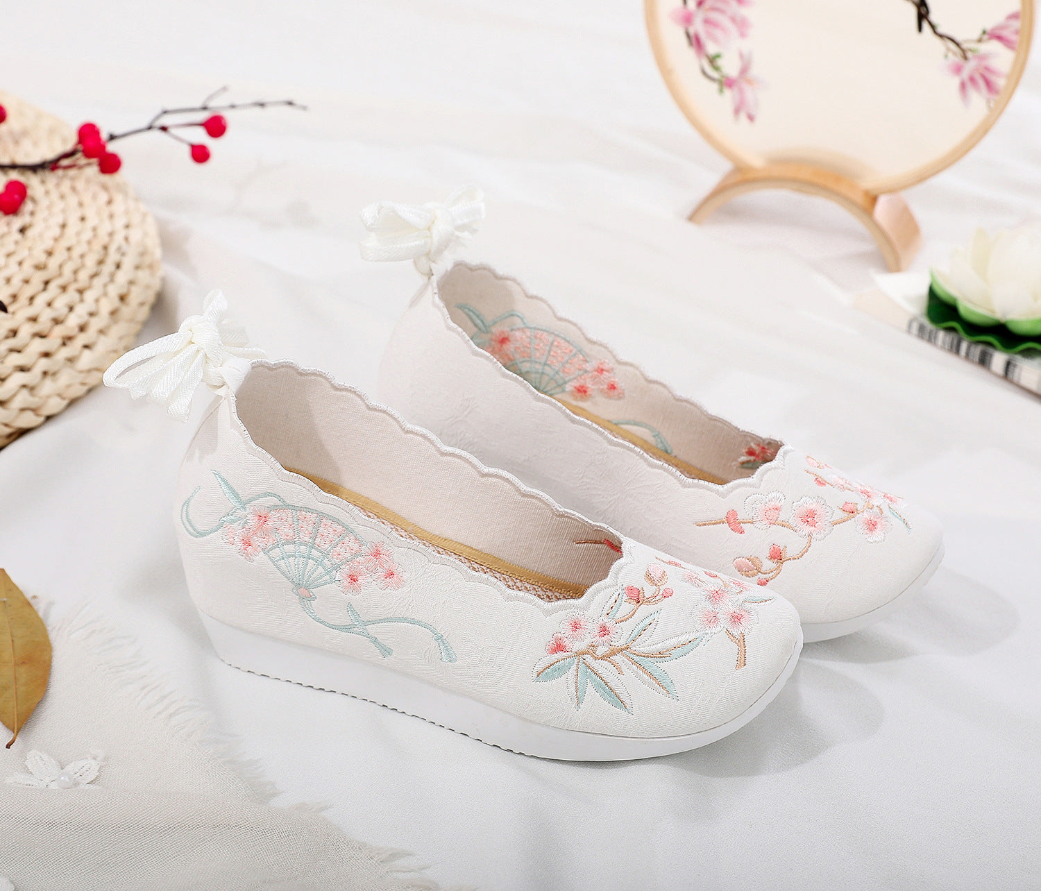 For Han Chinese Clothing Round Head Female Canvas Shoes Newgew