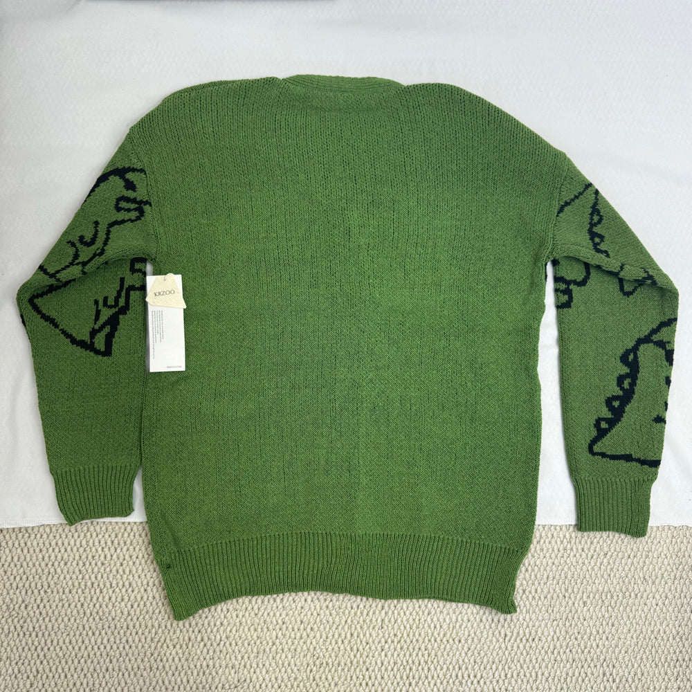 Street Cartoon Cardigan Sweater PinTow
