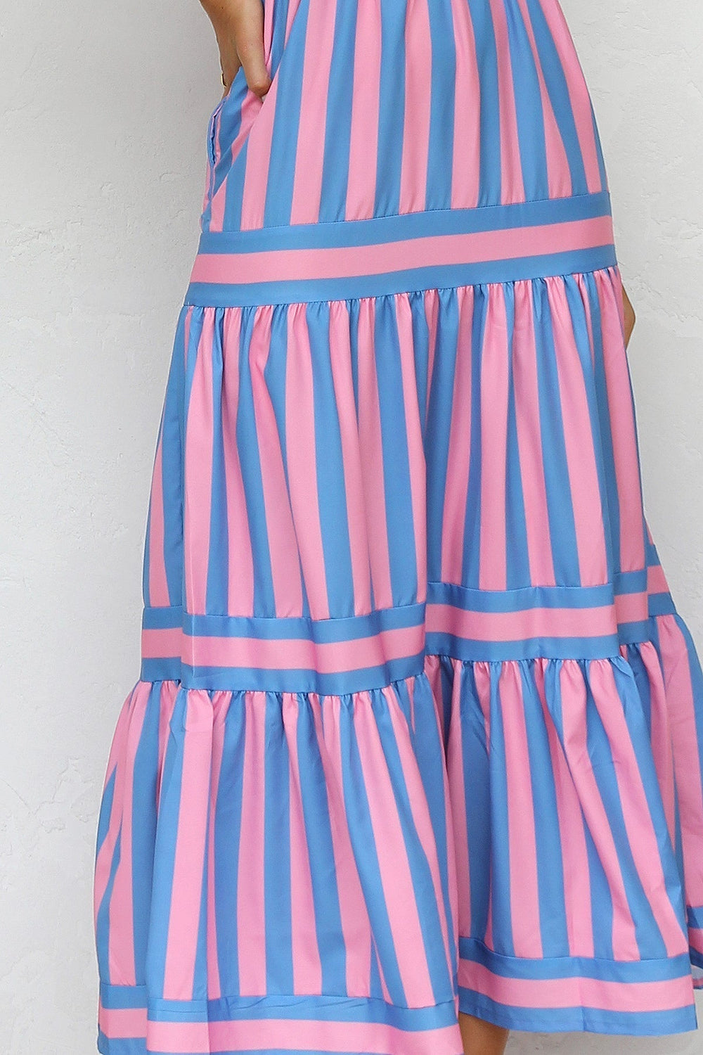 Laina Dress PINK/BLUE Newgew Dresses