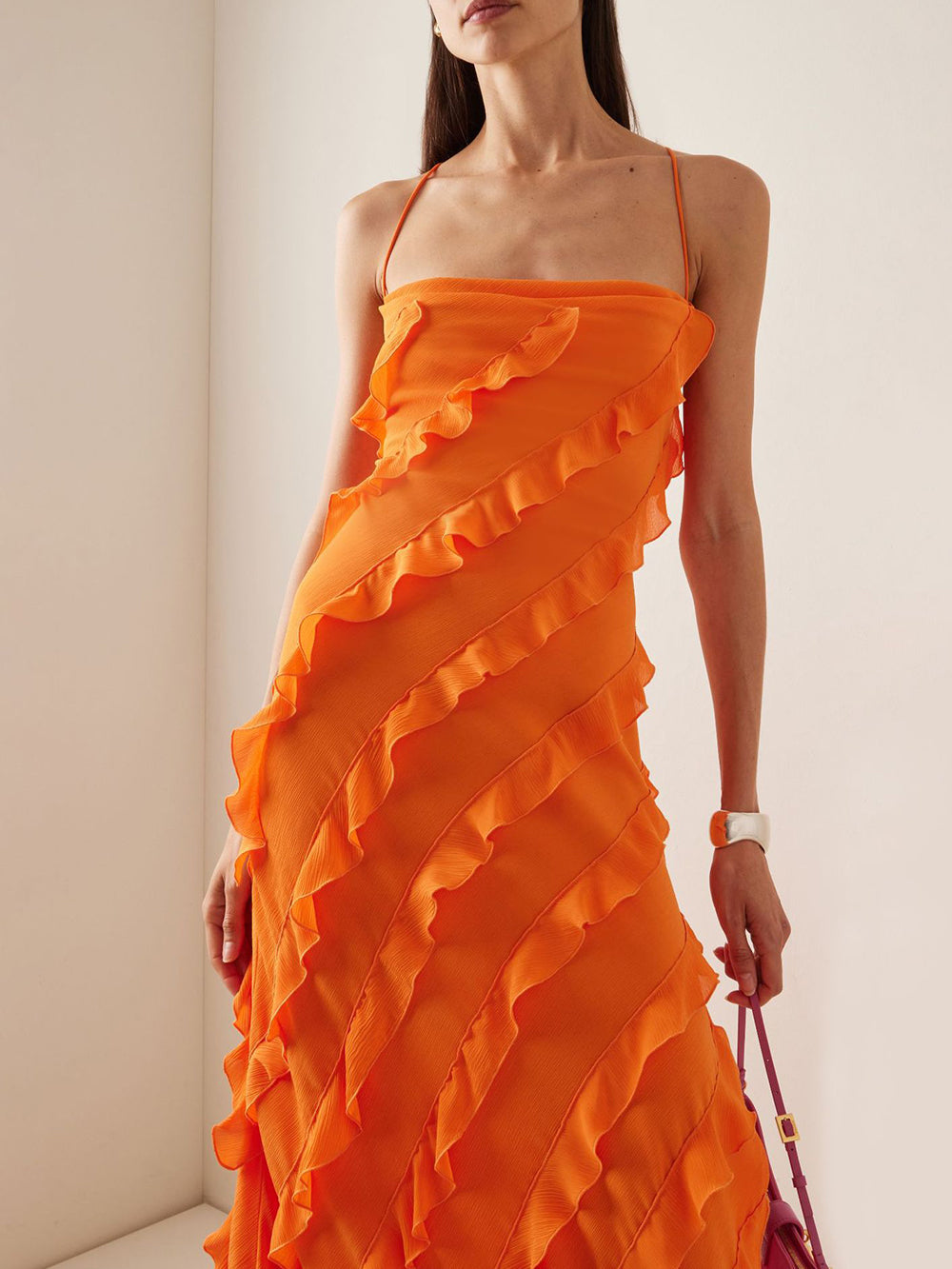 Wood Ear Skirt Slit Maxi Dress Newgew Dresses