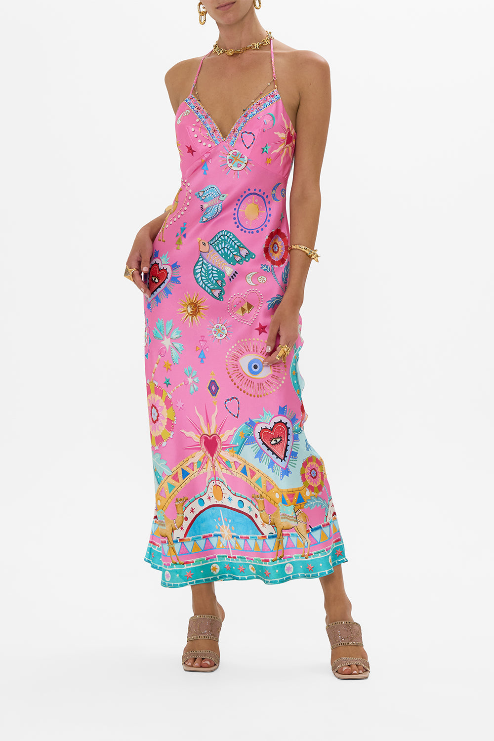 Chain Strap Maxi Dress Newgew Dresses