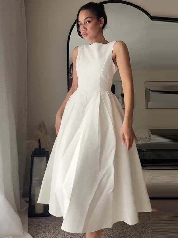 SLEEVELESS BACKLESS DRESS Newgew Dresses