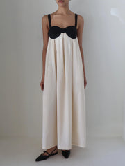 Amelia Cotton Pleat Maxi Dress Newgew Dresses