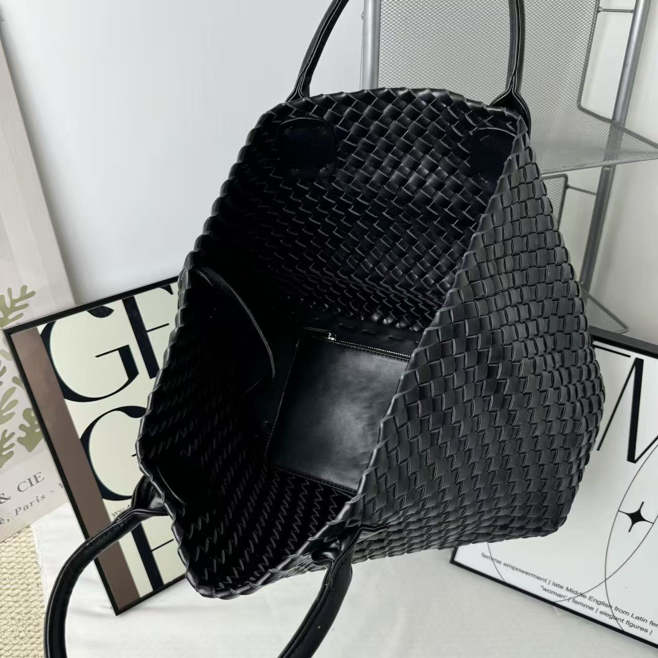 Woven Tote Bag Large Capacity PinTow