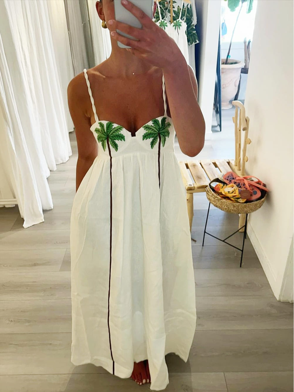 Palm Oasis Slip Dress Newgew Dresses