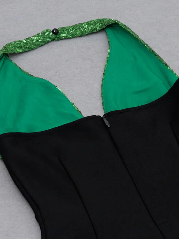 Hollow Backless Halter Bandage Dress Newgew Dresses