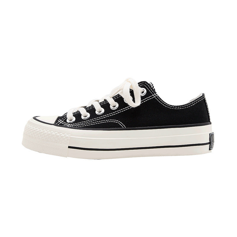 Trendy Beautiful Women's Evergreen Engraved Platform Canvas Shoes Newgew