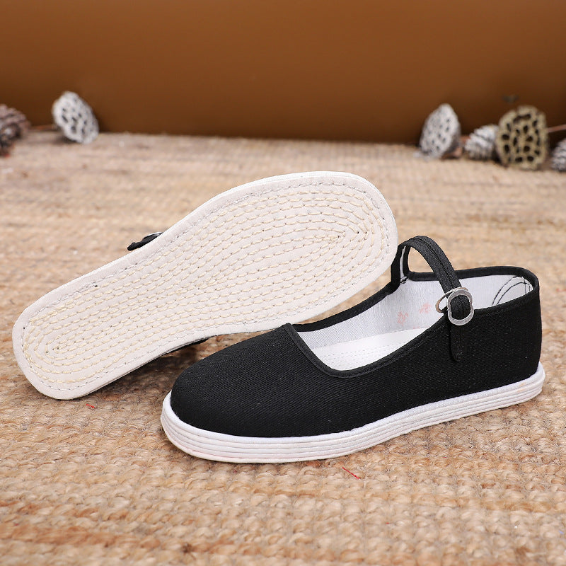 Women's Old Handmade Rural Sewing Canvas Shoes Newgew
