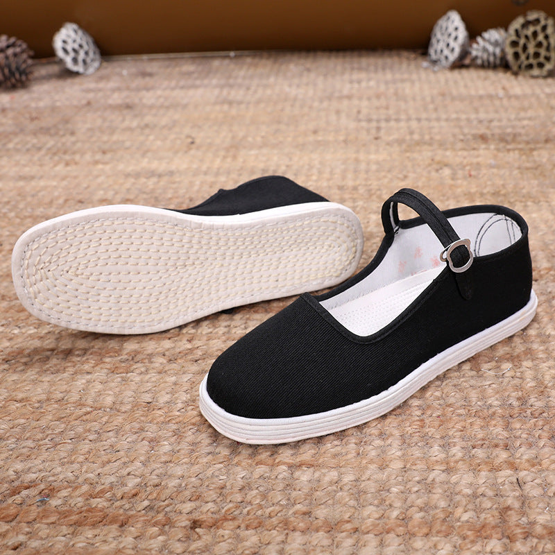 Women's Old Handmade Rural Sewing Canvas Shoes Newgew
