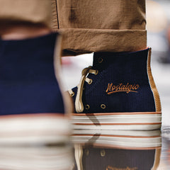 Men Minimalist Fashion Corduroy High Top Casual Shoes Newgew Shoes