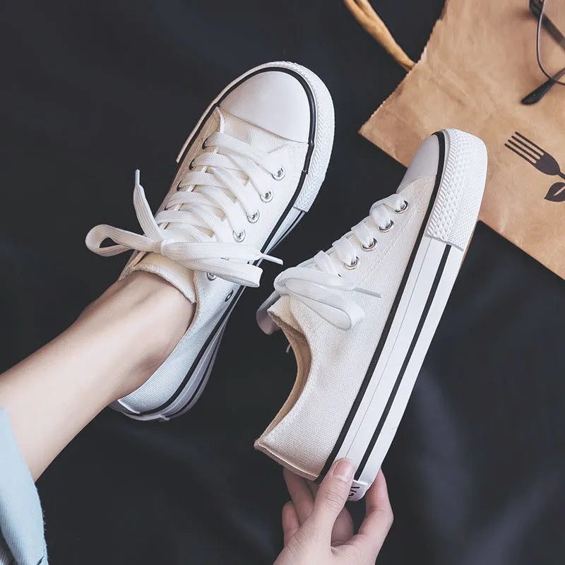Classic Women's Korean Style Spring Couple Canvas Shoes Newgew