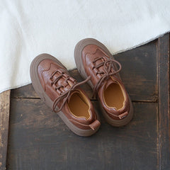 Women Autumn Retro Minimalist Soft Casual Shoes Newgew Shoes