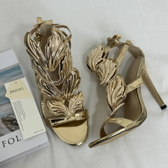 Stiletto Sandals With Metal Wings PinTow