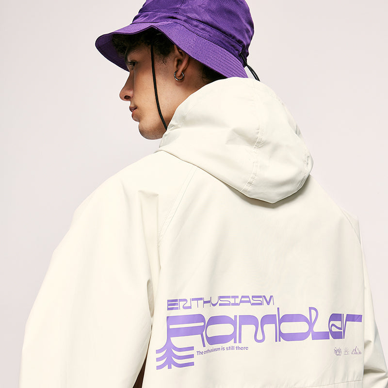 Zip Up Water Repellent Hooded Jacket Newgew