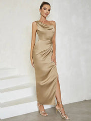 Hollow Waist Slit Bodycon Dress Newgew Dresses