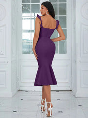 Strap Ruffle Hem Dress Newgew Dresses