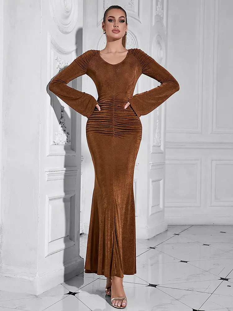 Long Sleeve Mermaid Dress Newgew Dresses