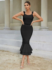 Lace Bandage Fish-tail Dress Newgew Dresses