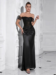 Elegant Off-Shoulder Mermaid Gown Newgew Dresses